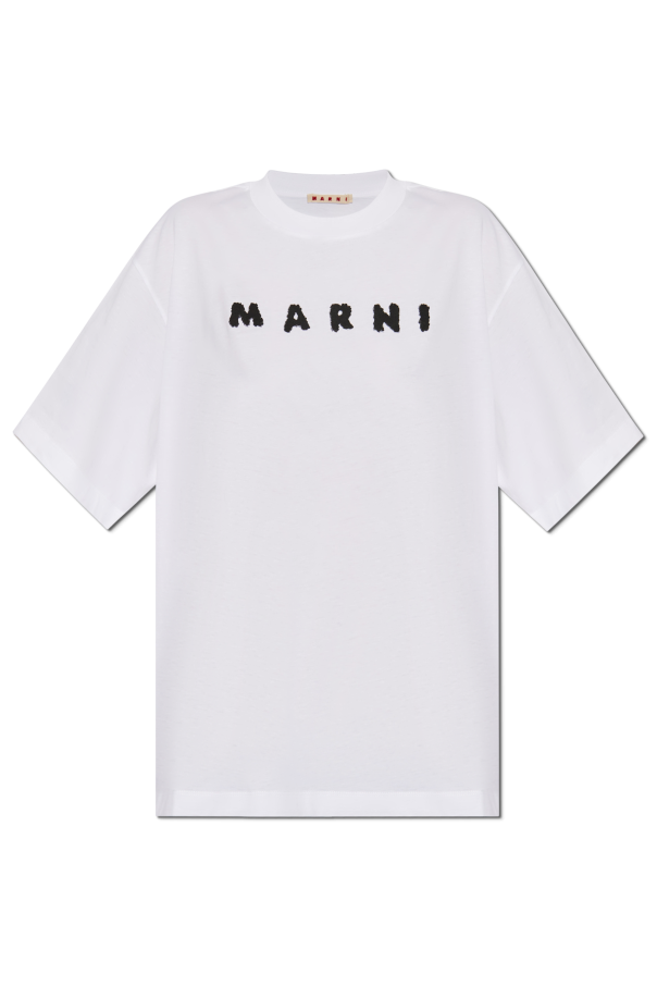 Marni T-shirt with printed logo | Women's Clothing | Vitkac